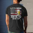 Let Us Drink And Blow Shit Up Drink Fan Usa Independence Day Mens Back Print T-shirt Gifts for Him