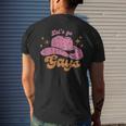 Lets Go Gays Lgbt Pride Cowboy Hat Retro Gay Rights Ally Mens Back Print T-shirt Gifts for Him