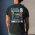 Level 8 Unlocked Awesome 2015 Video Game 8Th Birthday Boy Mens Back Print T-shirt Gifts for Him