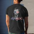 Lincoln Merica 4Th July Or Memorial Day Outift Men's T-shirt Back Print Gifts for Him