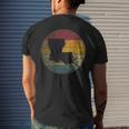 Louisiana Retro Style Vintage Distressed 70S 80S 90S Gift 70S Vintage Designs Funny Gifts Mens Back Print T-shirt Gifts for Him