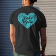 I Love Lake Wylie North Carolina Camping Men's T-shirt Back Print Gifts for Him