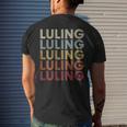 Luling Louisiana Luling La Retro Vintage Text Men's T-shirt Back Print Gifts for Him