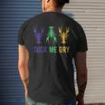 Mardi Gras Outfit Funny Suck Me Dry Crawfish Carnival Party Mens Back Print T-shirt Gifts for Him