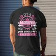 Marilyn Name Its A Marilyn Thing You Wouldnt Understand Men's Back Print T-shirt Gifts for Him