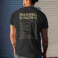Maxwell Name Gift Maxwell Facts V4 Mens Back Print T-shirt Gifts for Him