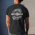 Mccormick Surname Family Tree Birthday Reunion Men's Back Print T-shirt Gifts for Him