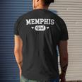 Memphis Girl Athletic Born Raised Home State Pride Gift Mens Back Print T-shirt Gifts for Him