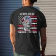 Merry 4Th Of You Know The Thing Happy 4Th Of July Memorial Men's Back Print T-shirt Gifts for Him