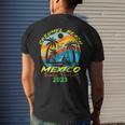 Mexico Vacation Cozumel Beach Family Vacation 2023 Trip Mens Back Print T-shirt Gifts for Him