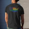 Montana Anaconda-Deer Lodge County Love Wins Equality Lgbtq Men's T-shirt Back Print Gifts for Him