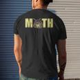 Moth Insect Lover Meme Night Lights Lamp Gift Meme Funny Gifts Mens Back Print T-shirt Gifts for Him