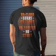 Motivational Basketball - No Floor Burns No Glory Mens Back Print T-shirt Gifts for Him