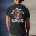 Mullet - Life Aint Easy Its All About Business And Party Mens Back Print T-shirt Gifts for Him