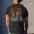 My Soninlaw Is My Favorite Child Family Humor Dad Mom Mens Back Print T-shirt Gifts for Him