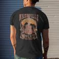 Nashville Tennessee Guitar Country Music City Guitarist Gift Mens Back Print T-shirt Gifts for Him
