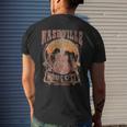 Nashville Tennessee Guitar Country Music City Guitarist Men's T-shirt Back Print Gifts for Him