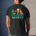 National Park Graphic Yosemite Men's T-shirt Back Print Gifts for Him