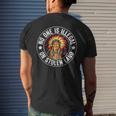Native American No One Is Illegal On Stolen Land Immigration Mens Back Print T-shirt Gifts for Him