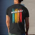 Nerd Dad Conservative Daddy Protective Father For Women Men's Back Print T-shirt Gifts for Him