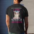 Never Underestimate A Girl Who Love Cat Born In September Mens Back Print T-shirt Gifts for Him