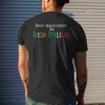 Never Underestimate An Irish Italian | American Ethnic Pride Pride Month Funny Designs Funny Gifts Mens Back Print T-shirt Gifts for Him