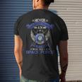 Never Underestimate An Old Man Us Space Force Veteran Funny Veteran Funny Gifts Mens Back Print T-shirt Gifts for Him