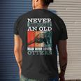 Never Underestimate An Old Man Who Loves Otters With A Otter Mens Back Print T-shirt Gifts for Him