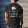 Niccolò Machiavelli Italian Florence Politics Renaissance Mens Back Print T-shirt Gifts for Him