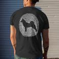 Norrbottenspets Dna I Fingerprint Norrbottenspets Dog Men's T-shirt Back Print Gifts for Him