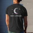Not A Phase Asexual Lgbtq Ace Pride Flag Moon Mens Back Print T-shirt Gifts for Him