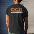 Ocd Obsessive Car Disorder Funny Car Lover Gift Mens Back Print T-shirt Gifts for Him