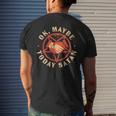 Ok Maybe Today Satan Retro Vintage Halloween Vintage Halloween Men's T-shirt Back Print Gifts for Him
