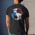 Panama Soccer Ball Flag Jersey Panama Football Men's T-shirt Back Print Gifts for Him