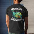 Parrotfish For Global Warming Activist Biologist Men's T-shirt Back Print Gifts for Him