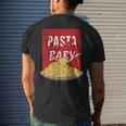 Pasta La Vista Baby Spaghetti Plate Men's T-shirt Back Print Gifts for Him