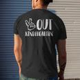 Peace Out Kindergarten Graduation Outfit Last Day Of School Men's Back Print T-shirt Gifts for Him