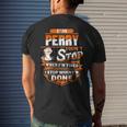 Perry Name Gift Im Perry Mens Back Print T-shirt Gifts for Him
