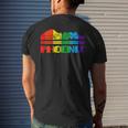 Phoenix Lgbt Pride Month Gifts Gay Lesbian Gift Mens Back Print T-shirt Gifts for Him