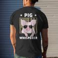 Pig Whisperer Pig Design For Men Hog Farmer Mens Back Print T-shirt Gifts for Him