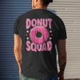 Pink Donut Squad Sprinkles Donut Lover Matching Donut Party Men's T-shirt Back Print Gifts for Him