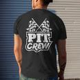 Pit Crew Raing Racing Race Car Racing Funny Gifts Mens Back Print T-shirt Gifts for Him