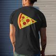 Pizza Pie & Slice Dad And Son Matching Pizza Fathers Day Mens Back Print T-shirt Gifts for Him