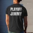 Playoff Jimmy Himmy Im Him Basketball Hard Work Motivation Mens Back Print T-shirt Gifts for Him