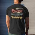 Poppy Grandpa Gift Im A Professional Poppy Mens Back Print T-shirt Gifts for Him