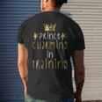 Prince Charming In Training Hero Halloween Lazy Costume Gift Mens Back Print T-shirt Gifts for Him