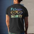 Princess Security Guard For Dad Daddy Boyfriend Mens Back Print T-shirt Gifts for Him