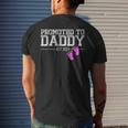 Promoted To Daddy Its A Girl Est 2023 New Dad First Daddy Mens Back Print T-shirt Gifts for Him