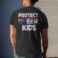 Protect Queer Youth Lgbt Awareness Gay Lesbian Pride Mens Back Print T-shirt Gifts for Him