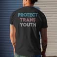 Protect Trans Youth Transgender Lgbt Pride Mens Back Print T-shirt Gifts for Him